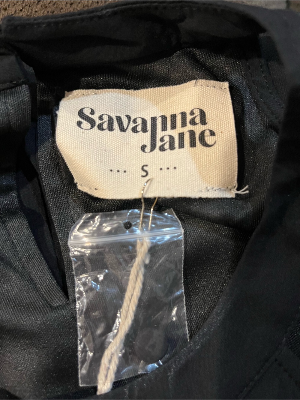 Savanna Jane Black Sleeveless Shift Dress with Multicolor Floral Embroidery - Picture 5 of 5